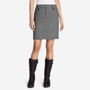 Eddie Bauer Wool Skirt w/Pockets Size 14 Womens